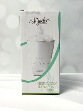 Miracle Essential Oils Nebulizing Ultrasonic Diffuser 150ml New in Box Unopened